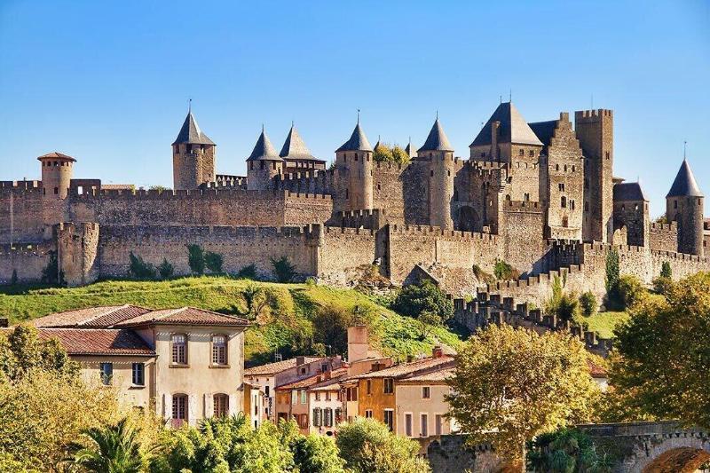 Vue sur Cité - SPA Carcassonne Esterno foto